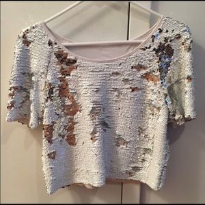 Reversible Sequin Top